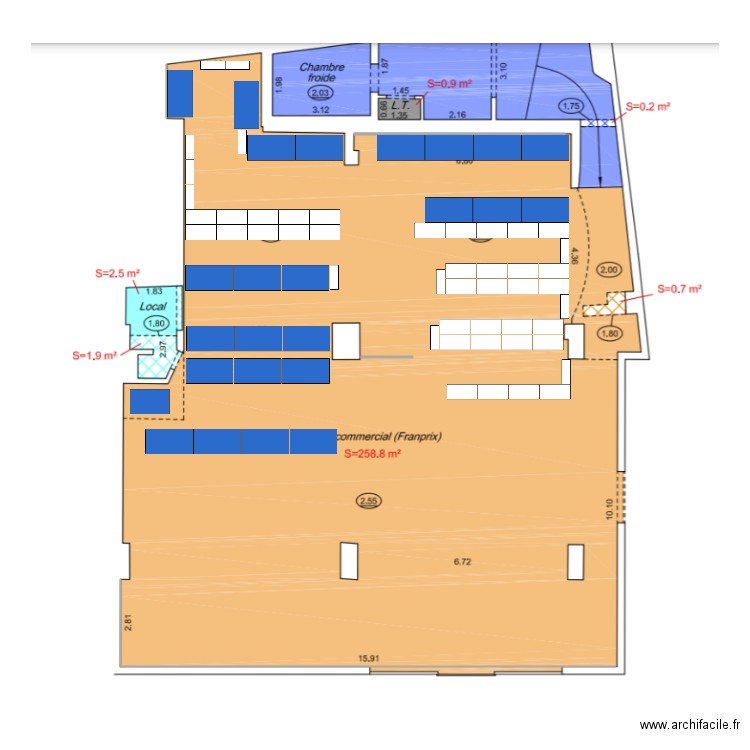 Roquette. Plan de 0 pièce et 0 m2