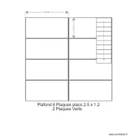 Plafond RDC 1er &eacute;tage 