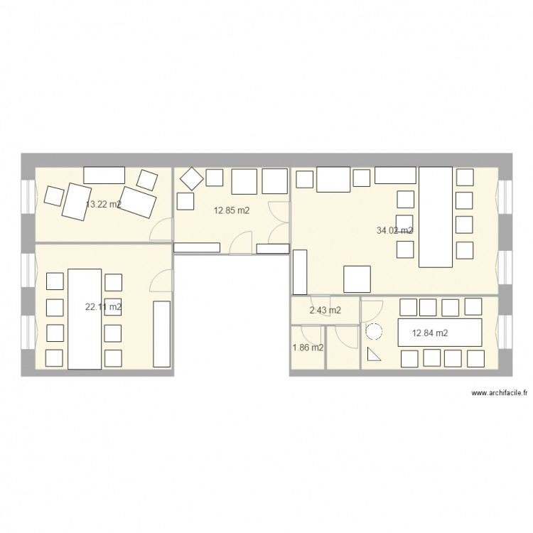 MONTGRAND EXISTANT projet ju 1. Plan de 0 pièce et 0 m2