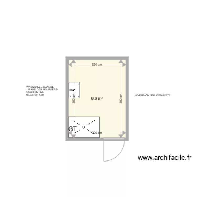 WACQUIEZ J CLAUDE . Plan de 
