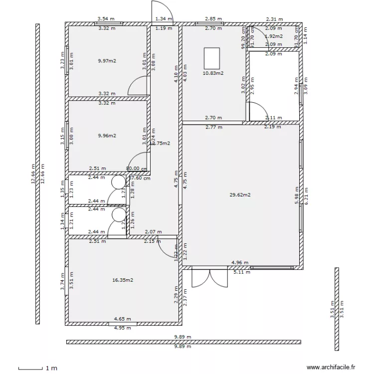 MAISON F3. Plan de 
