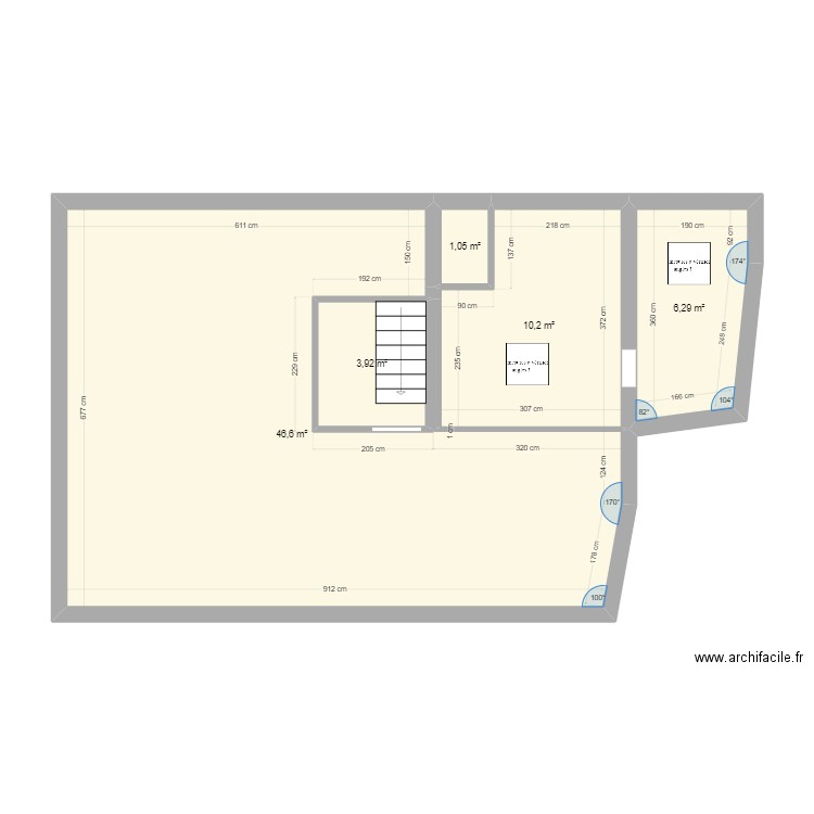 Gal Leclerc 1er étage. Plan de 0 pièce et 0 m2
