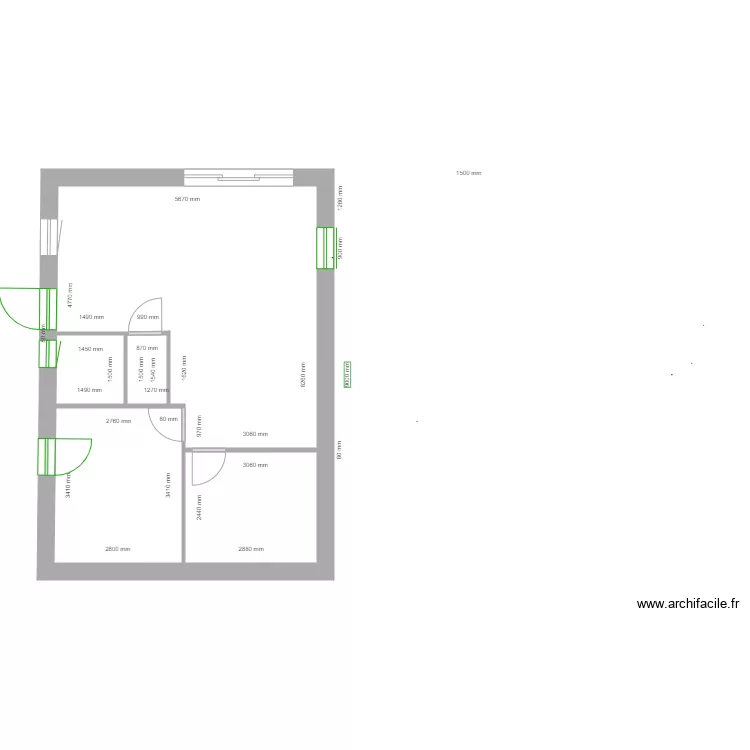 PLAN NDM EST RAILS. Plan de 