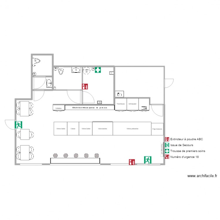 Dun sur meuse fini. Plan de 6 pièces et 62 m2