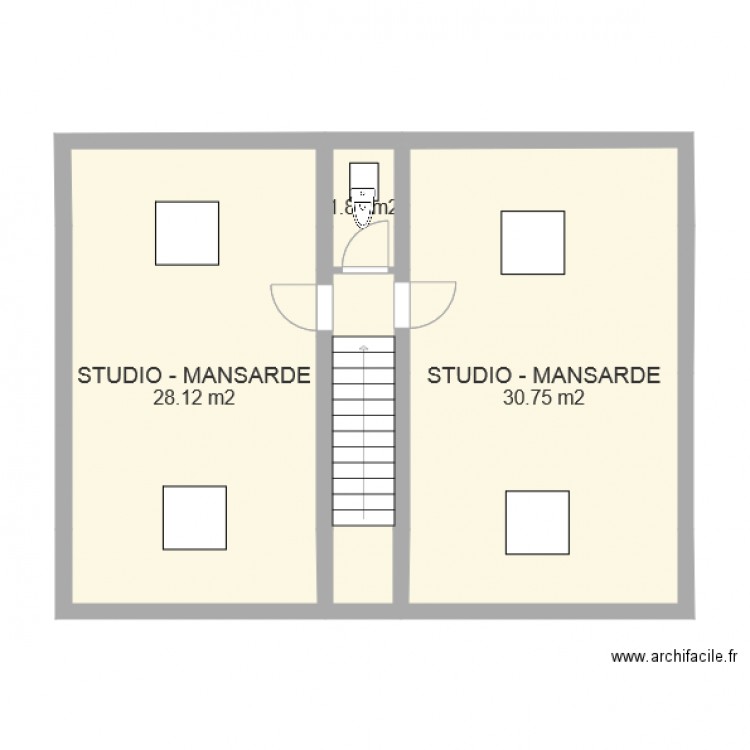 COMBLE PROJET. Plan de 0 pièce et 0 m2