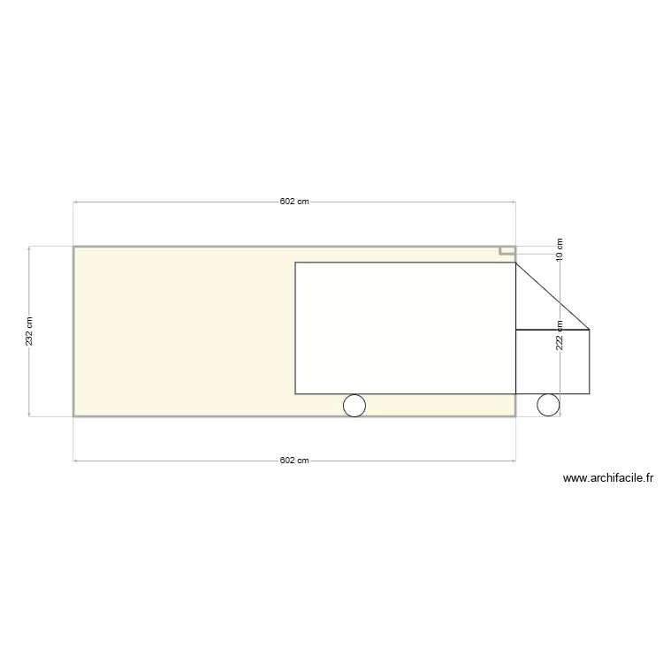 camion. Plan de camion. Plan de