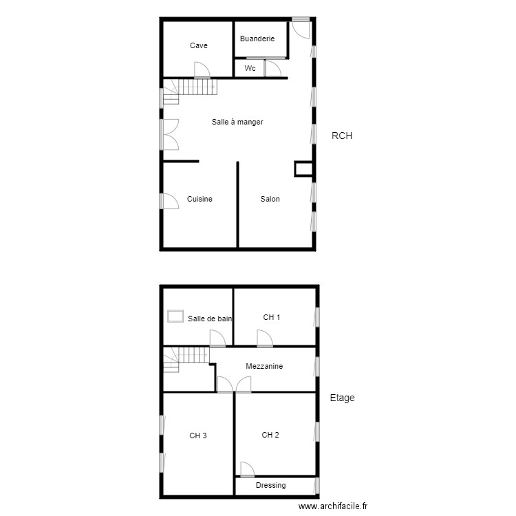 Croquis John Baptiste Niderviller 57565. Plan de 0 pièce et 0 m2