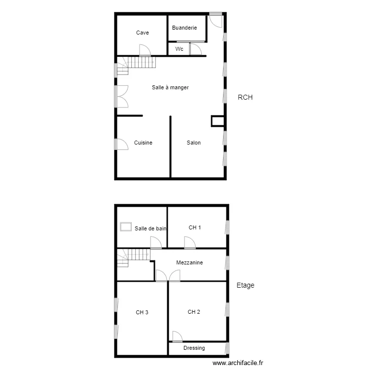 Croquis John Baptiste Niderviller 57565. Plan de 