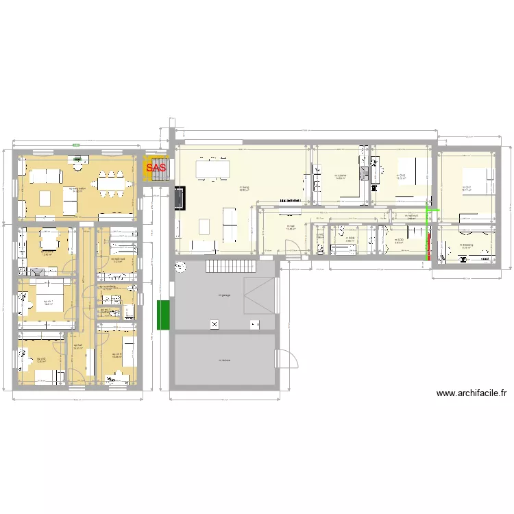 salon jardin maison 2 CH appartement 3ch et remise . Plan de salon jardin maison 2 CH appartement 3ch et remise . Plan de