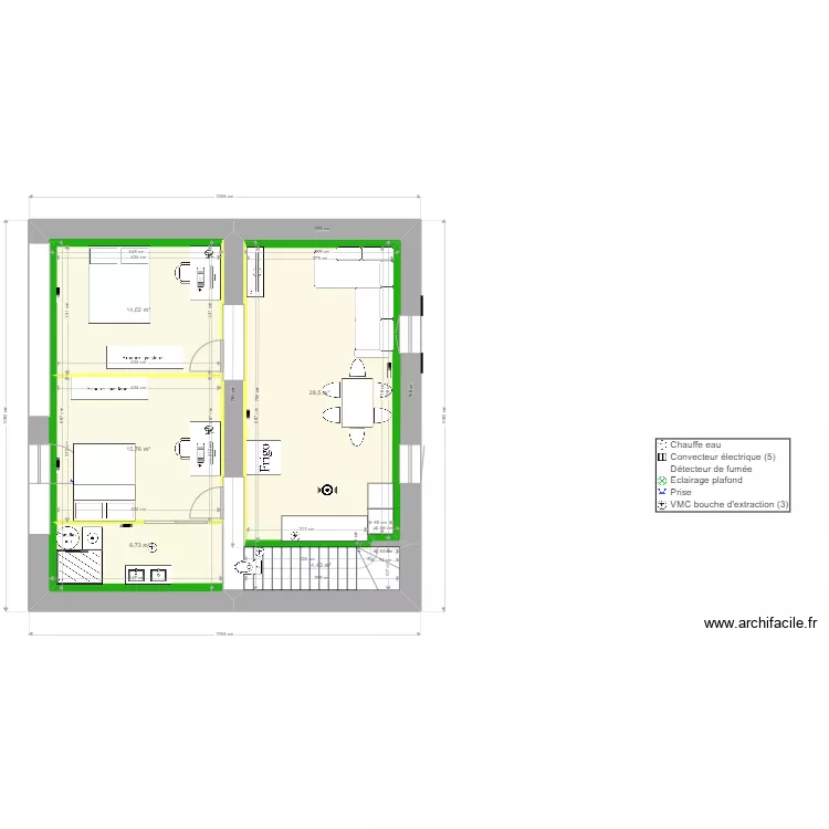 RDC d&eacute;finitif. Plan de 