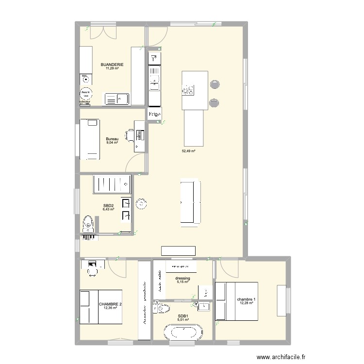 magescq 4. Plan de 8 pièces et 114 m2