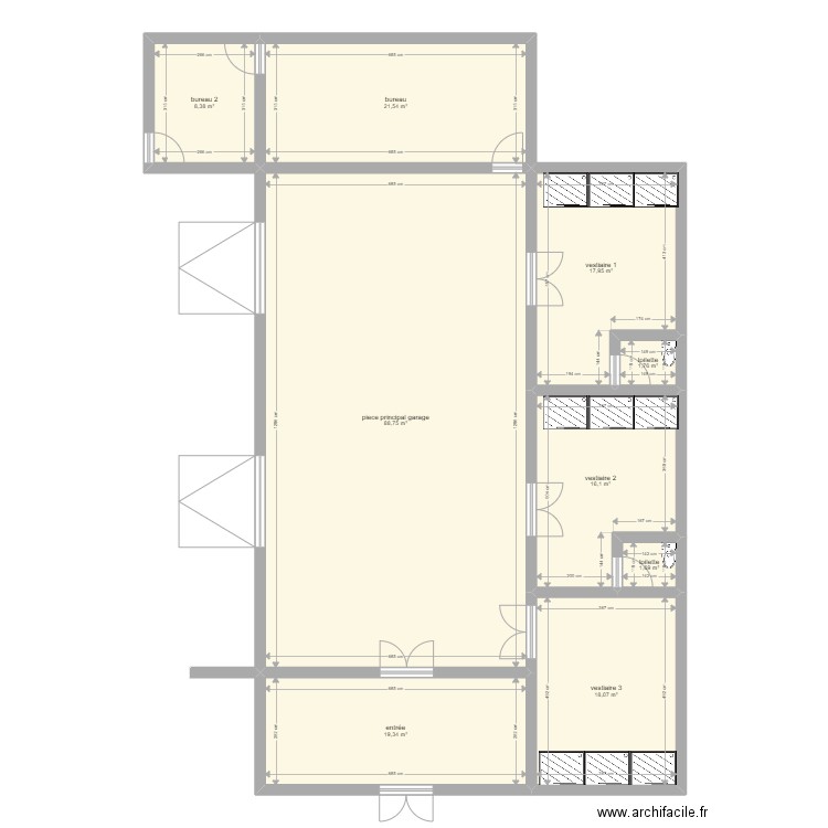 base de beauvallon. Plan de 9 pièces et 194 m2