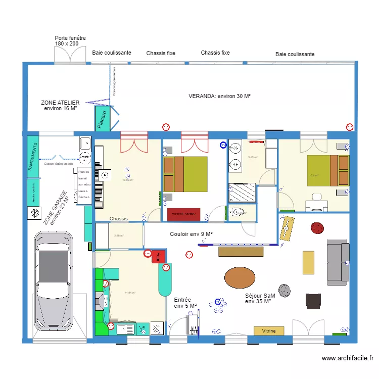 NIEUL RC Prises Apr&egrave;s travaux 04/2023. Plan de 