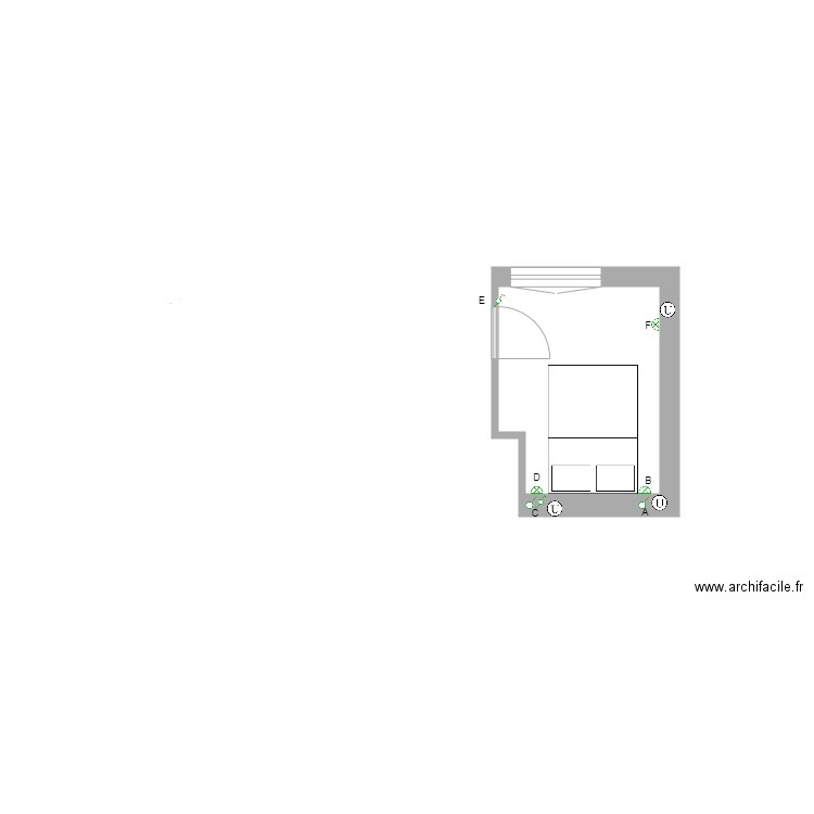 essai--Sjever-Istok-2022-07-29. Plan de 1 pièce et 8 m2