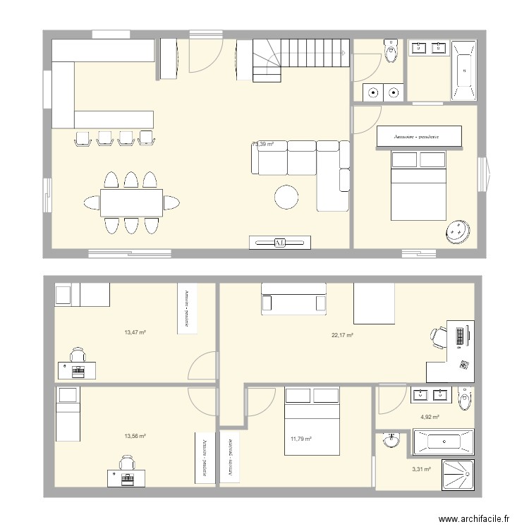 Reves 1. Plan de 0 pièce et 0 m2