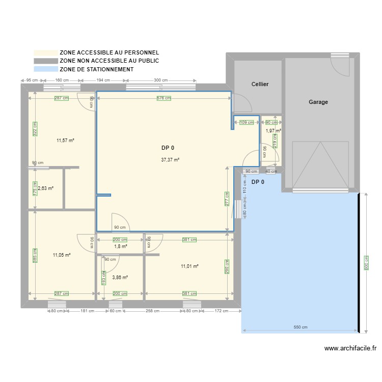 MAM SELENTINA avant travaux. Plan de 0 pièce et 0 m2