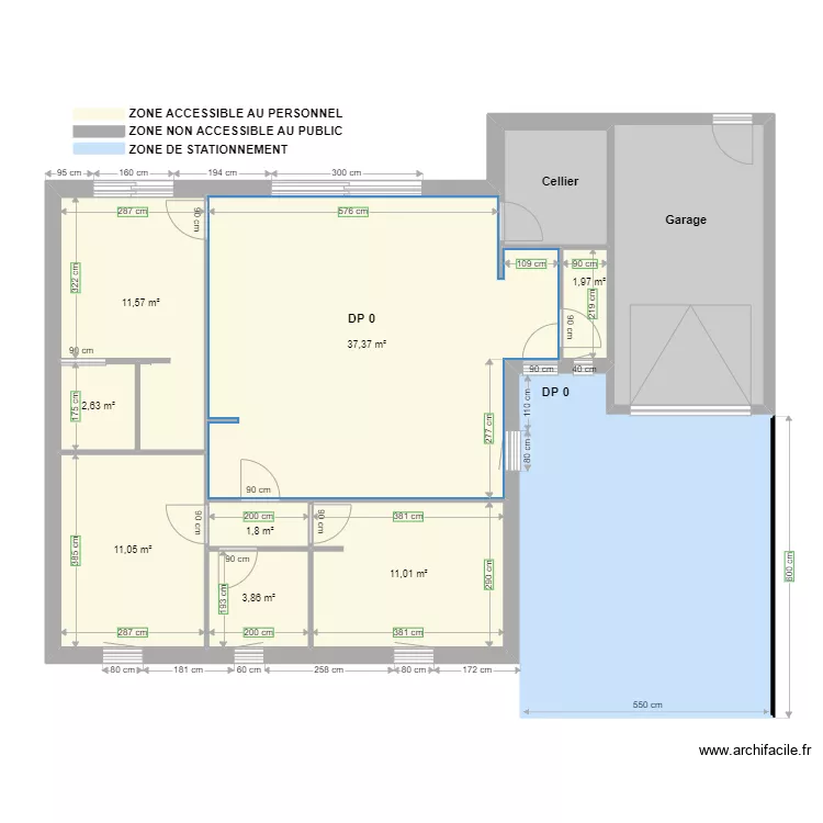 MAM SELENTINA avant travaux. Plan de MAM SELENTINA avant travaux. Plan de