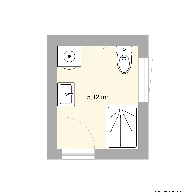 Salle de bain garage. Plan de 0 pièce et 0 m2