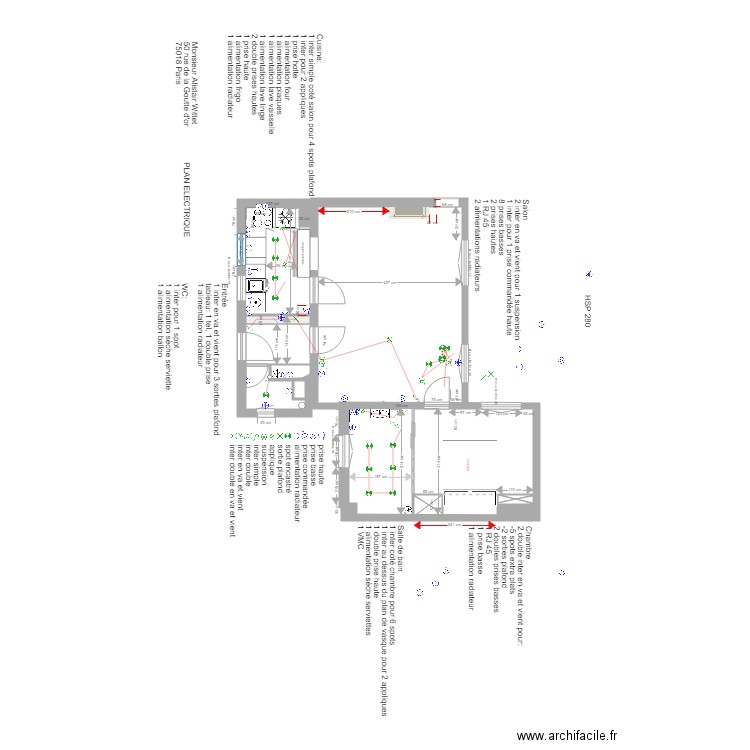 PLAN ALISTAIR  25 juin chambre 2. Plan de 0 pièce et 0 m2