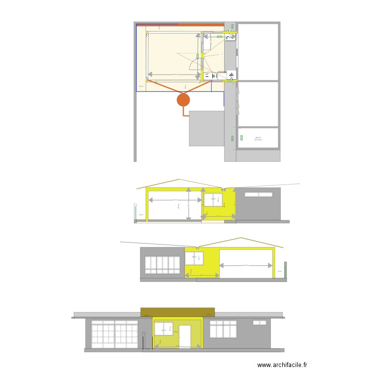 EXTENSION GRETA. Plan de 0 pièce et 0 m2