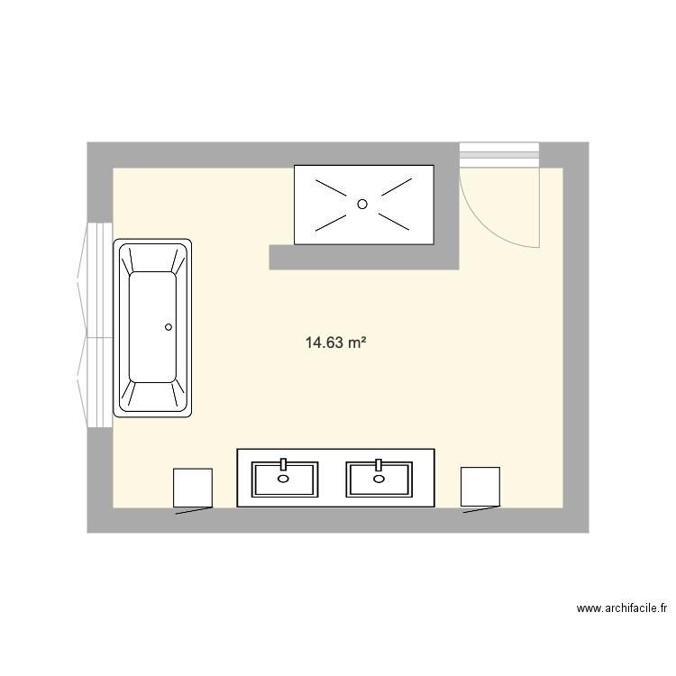 salle de bain2. Plan de 0 pièce et 0 m2