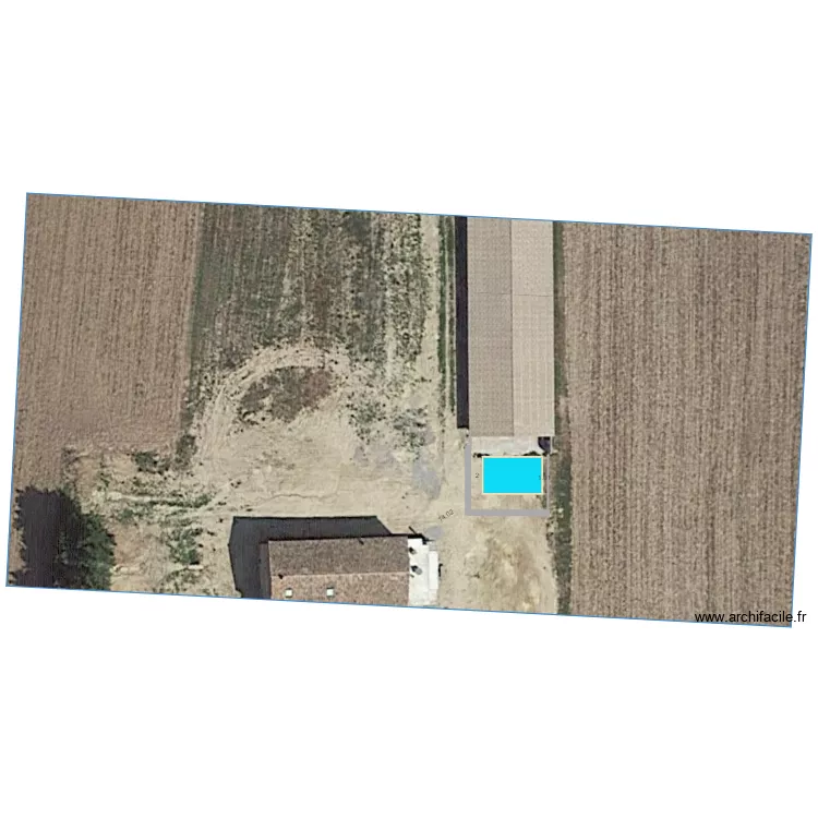 Piscine La Plaine V1. Plan de 