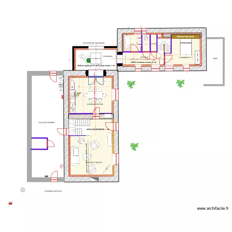 PONSAR  3 apr&egrave;s modification du 04/09. Plan de 