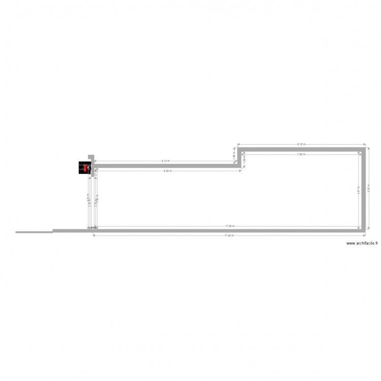 COUPE GARLAN. Plan de 0 pièce et 0 m2