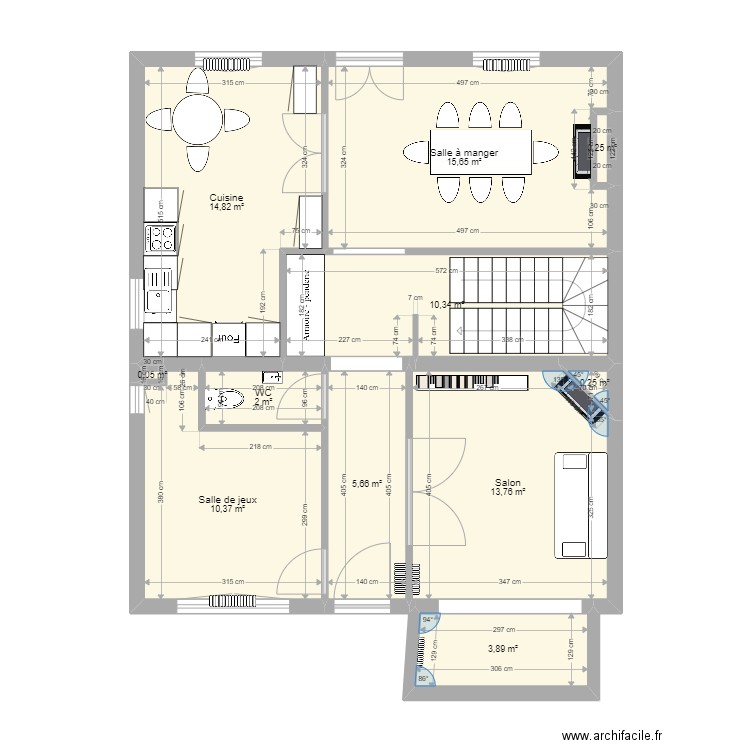 Maison Colombes V cuisine 221110. Plan de 0 pièce et 0 m2