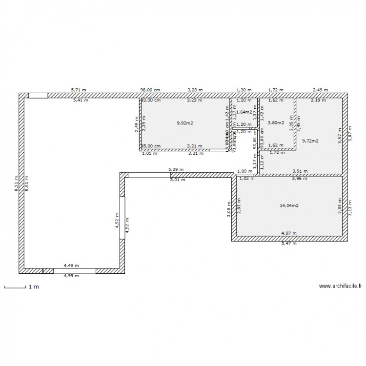 maison. Plan de 0 pièce et 0 m2