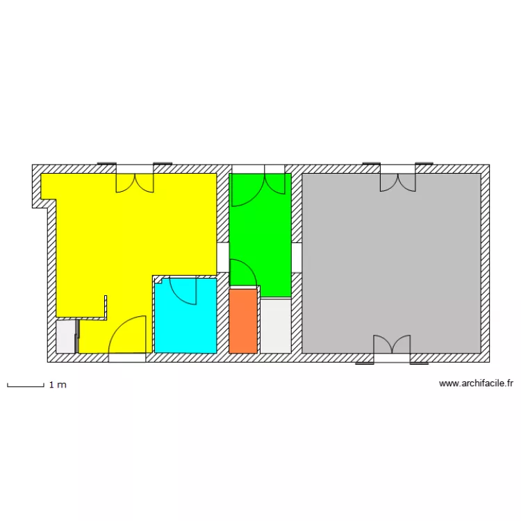 surface piece rez de chausser. Plan de surface piece rez de chausser. Plan de