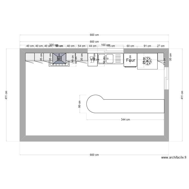 CUISINE NOURREDINE. Plan de 0 pièce et 0 m2