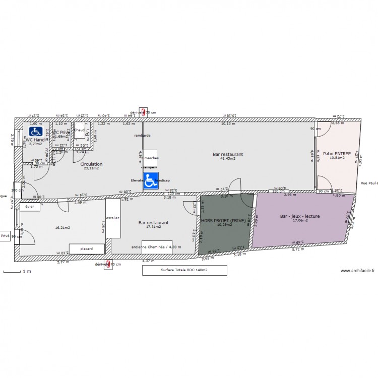 Plan_handi. Plan de 0 pièce et 0 m2
