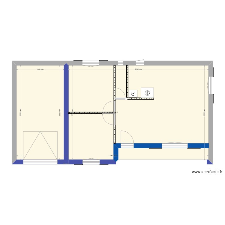 chalet st anne . Plan de 1 pièce et 88 m2