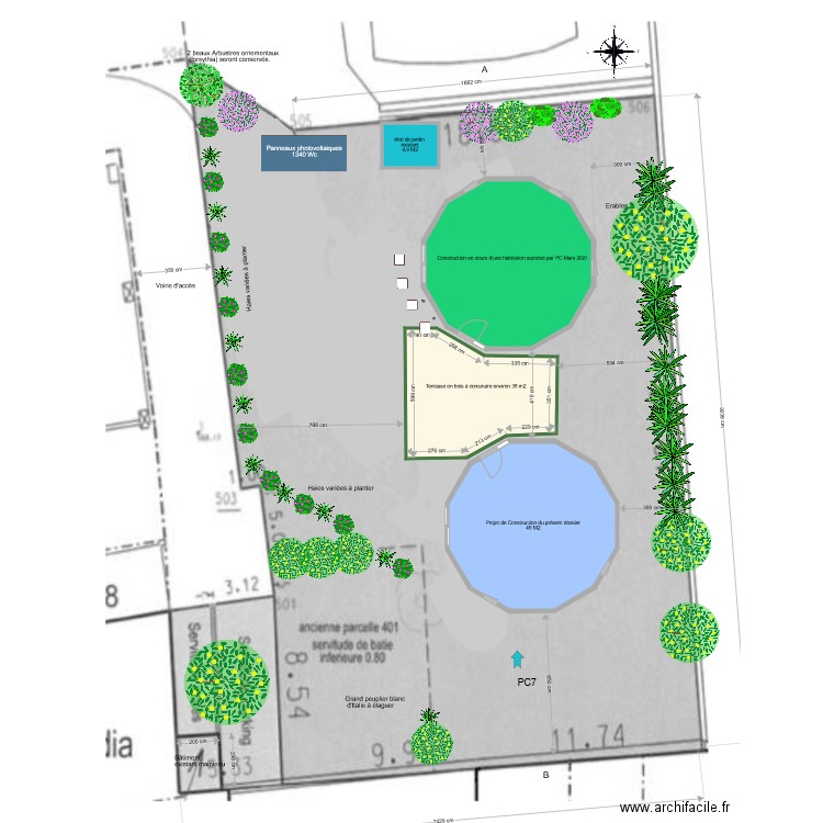 Plans DE MASSE II ZOOM SUD. Plan de 0 pièce et 0 m2