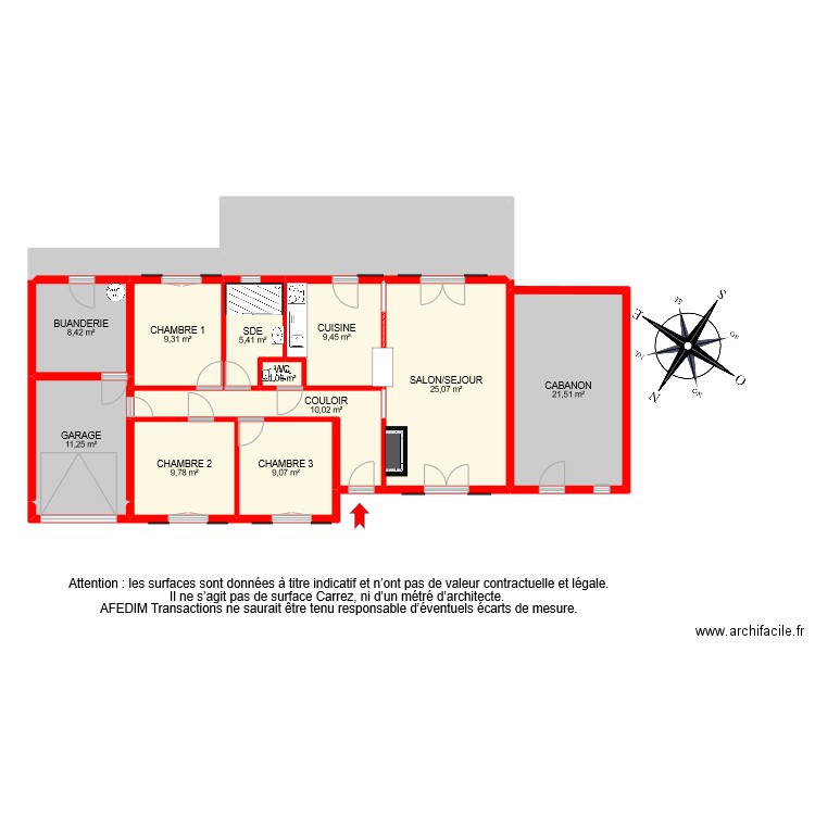 BI 9059. Plan de 0 pièce et 0 m2
