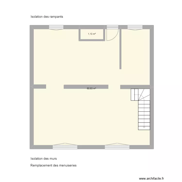 le beux rdc. Plan de 