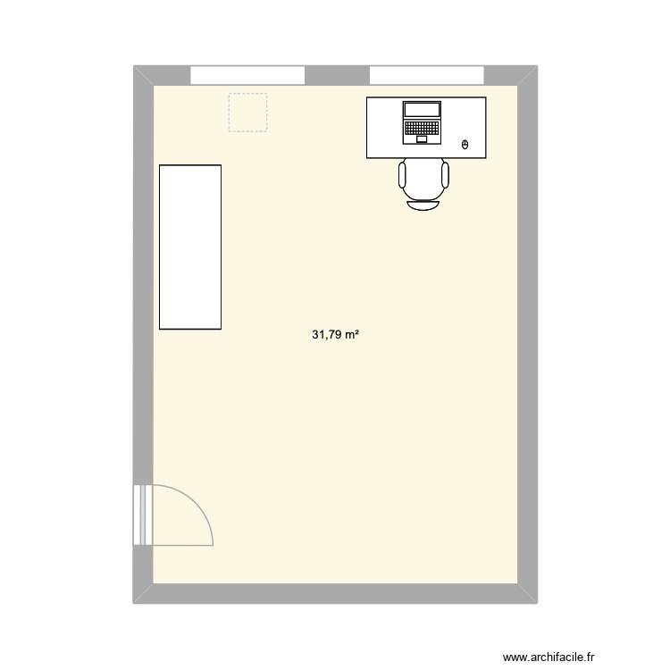 atelier. Plan de 0 pièce et 0 m2