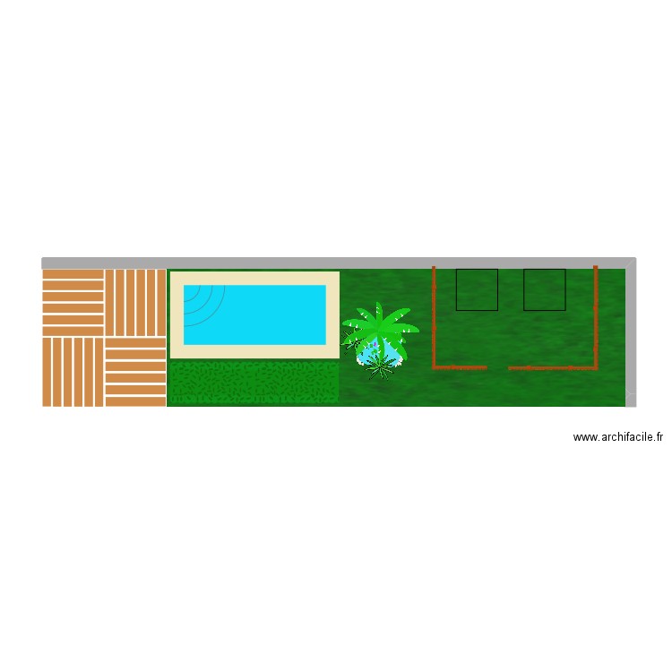 Jardin. Plan de 0 pièce et 0 m2