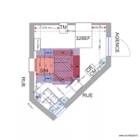 PLAN DE MASSE PROJET AIX EN PROVENCE OUEST S84