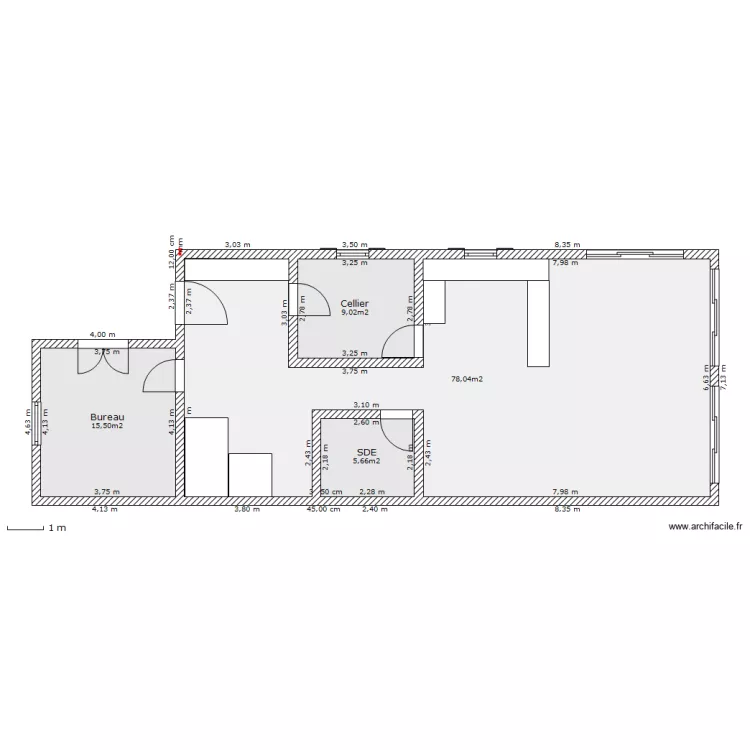 maison RDC plan1. Plan de 