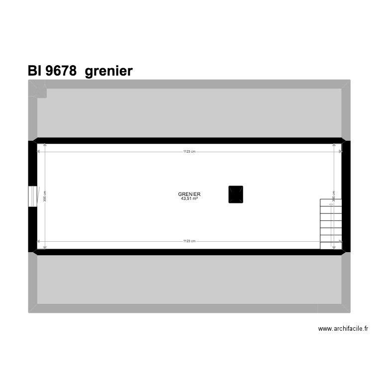 BI 9678. Plan de 31 pièces et 341 m2