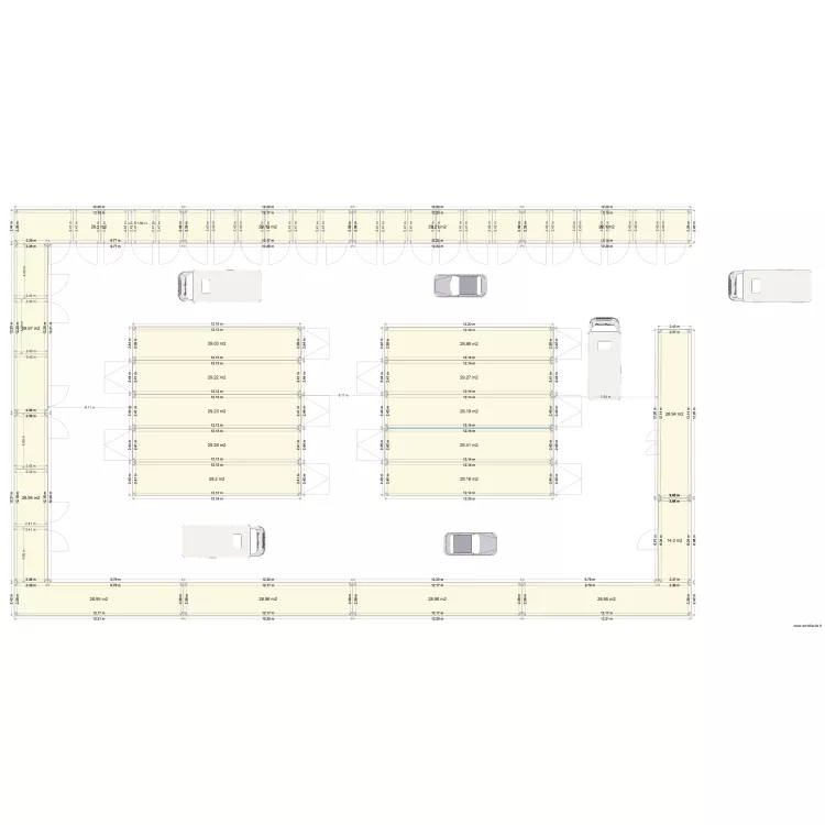 GCS SELF STOCKAGE. Plan de 