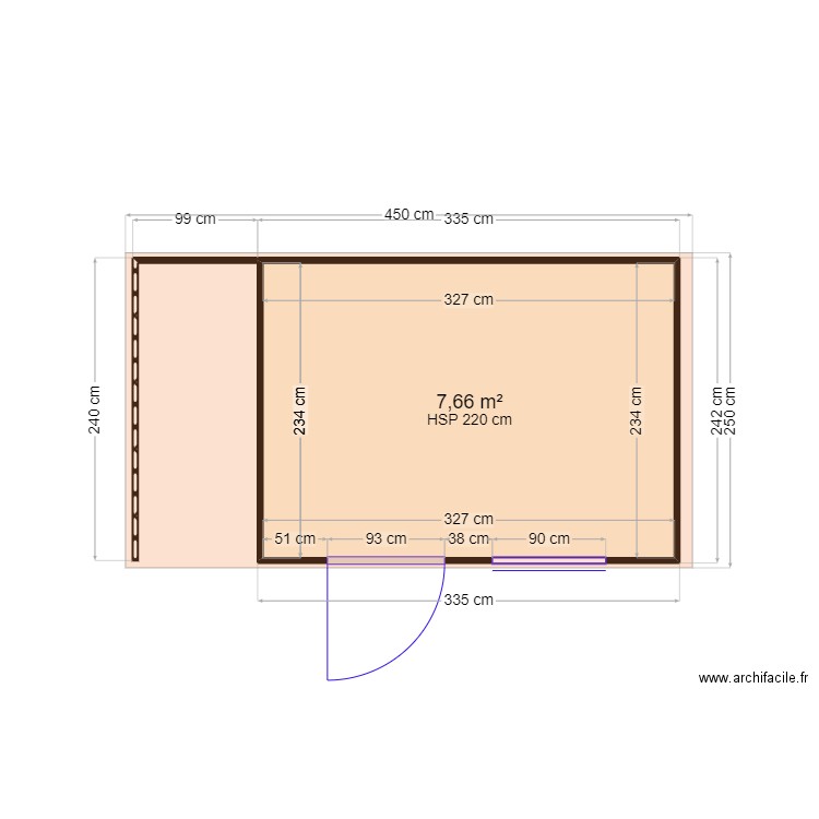 Abri de jardin. Plan de 0 pièce et 0 m2