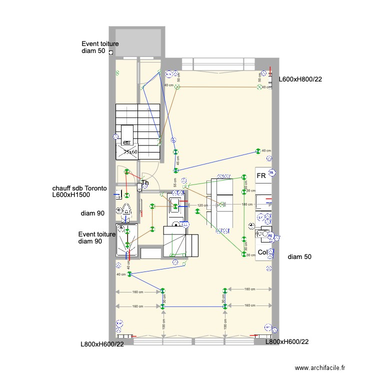 Tabellion 3e étage Elec. Plan de 0 pièce et 0 m2