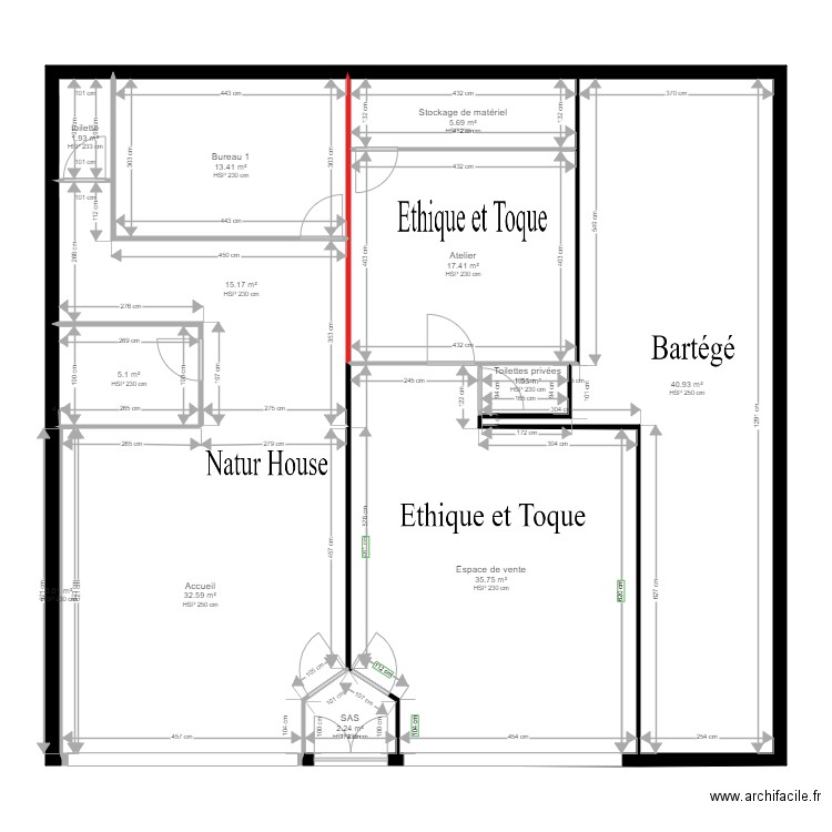 Plan 3D Après travaux. Plan de 0 pièce et 0 m2