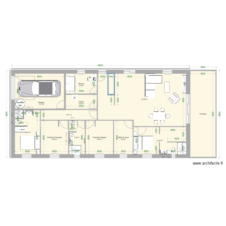 Negolasé   salon table inverse. Plan de 0 pièce et 0 m2