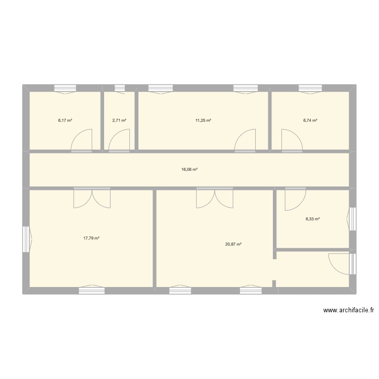 maison connecter. Plan de 8 pièces et 88 m2