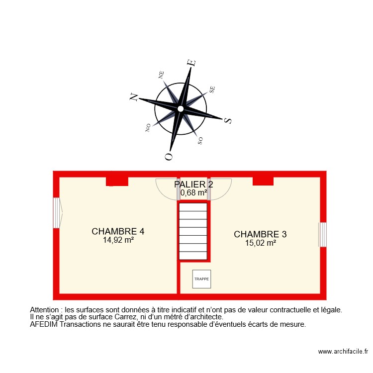 BI 7259 ETAGE 2. Plan de 0 pièce et 0 m2