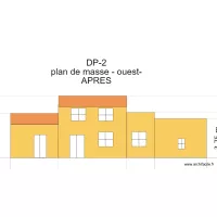 plan de masse- Apres rehaussement